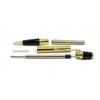 Sierra Pen Kit - Gold & Black Chrome