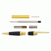 Sierra Pen Kit - Gold & Matt Black Chrome
